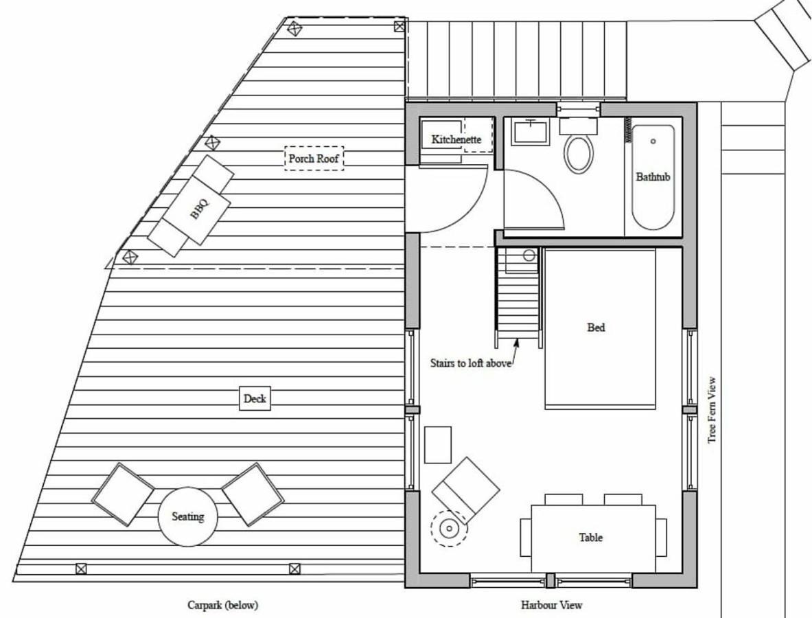 Tiny House In The Sky 호텔 더니든 외부 사진